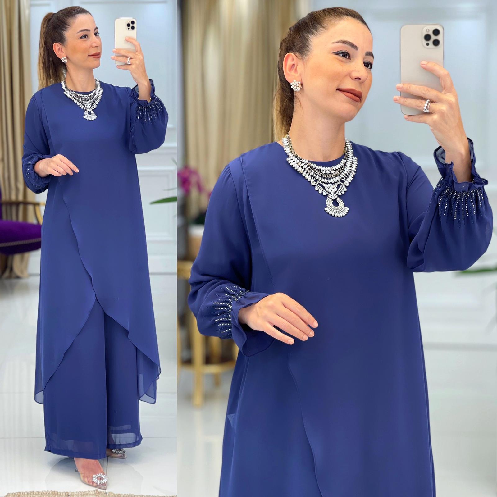 Şifon gülay takım - Görsel 6