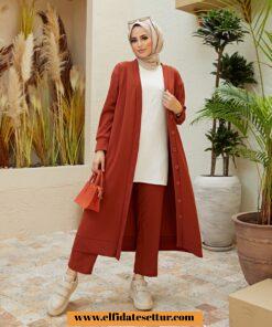 Scuba hırkalı takım