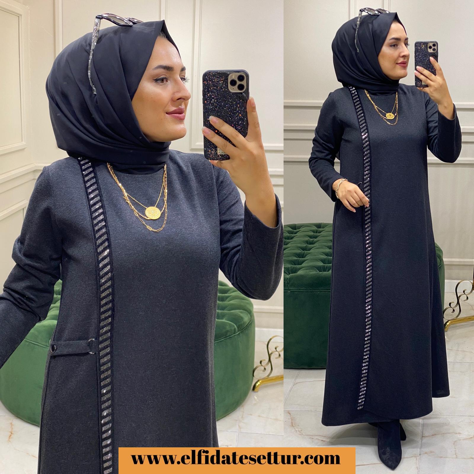 Ecrin kumaş ferace - Görsel 2