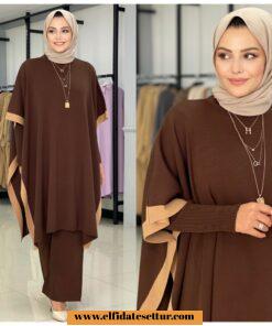 Pelerinli triko takım