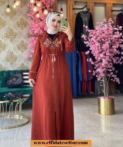 Otantik desenli ferace