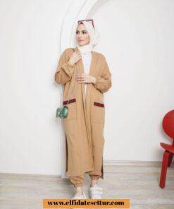 Üçlü hırka takım