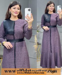 Deri detaylı takım