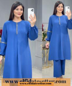 Büyük beden krep handan takım