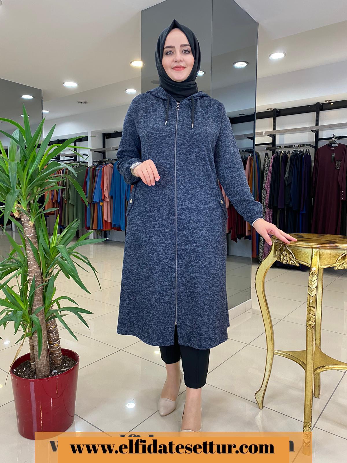 Büyük beden kışlık yünlü kap