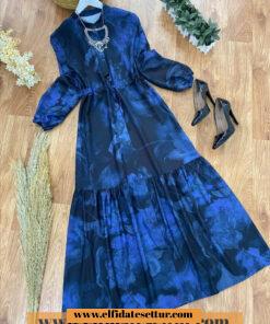 Kışlık kot elbise