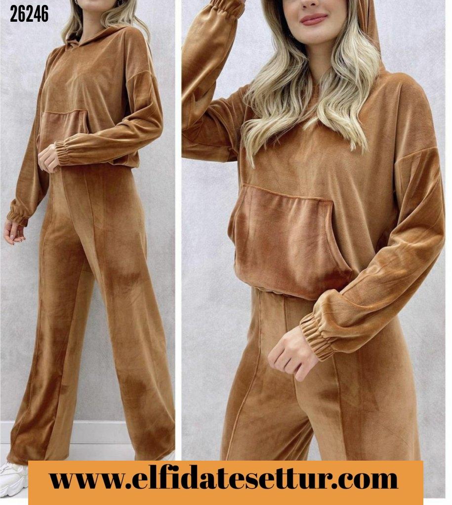 Kadife eşofman takımı - Görsel 2
