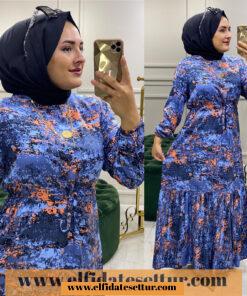 Belmando kumaş eslina elbise