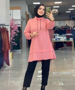 Zincirli katlı tunik