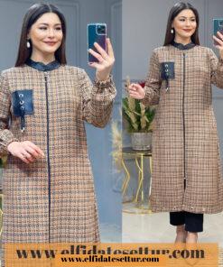 Deri detaylı alin kap