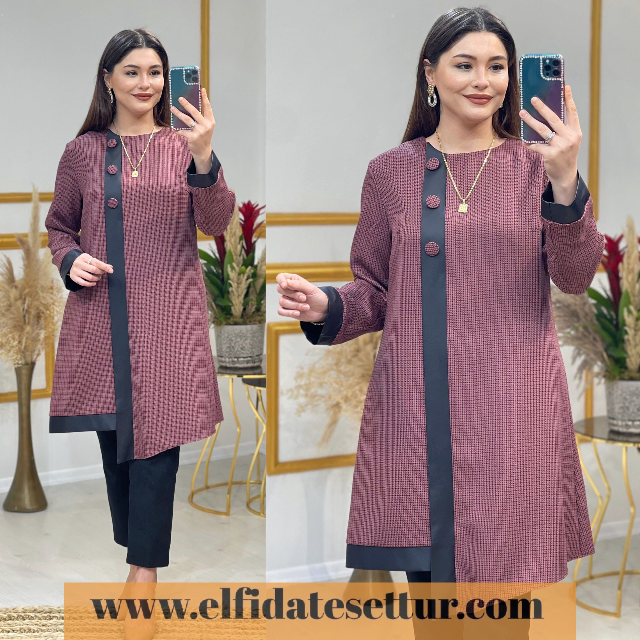 Büyük beden şerife tunik - Görsel 3