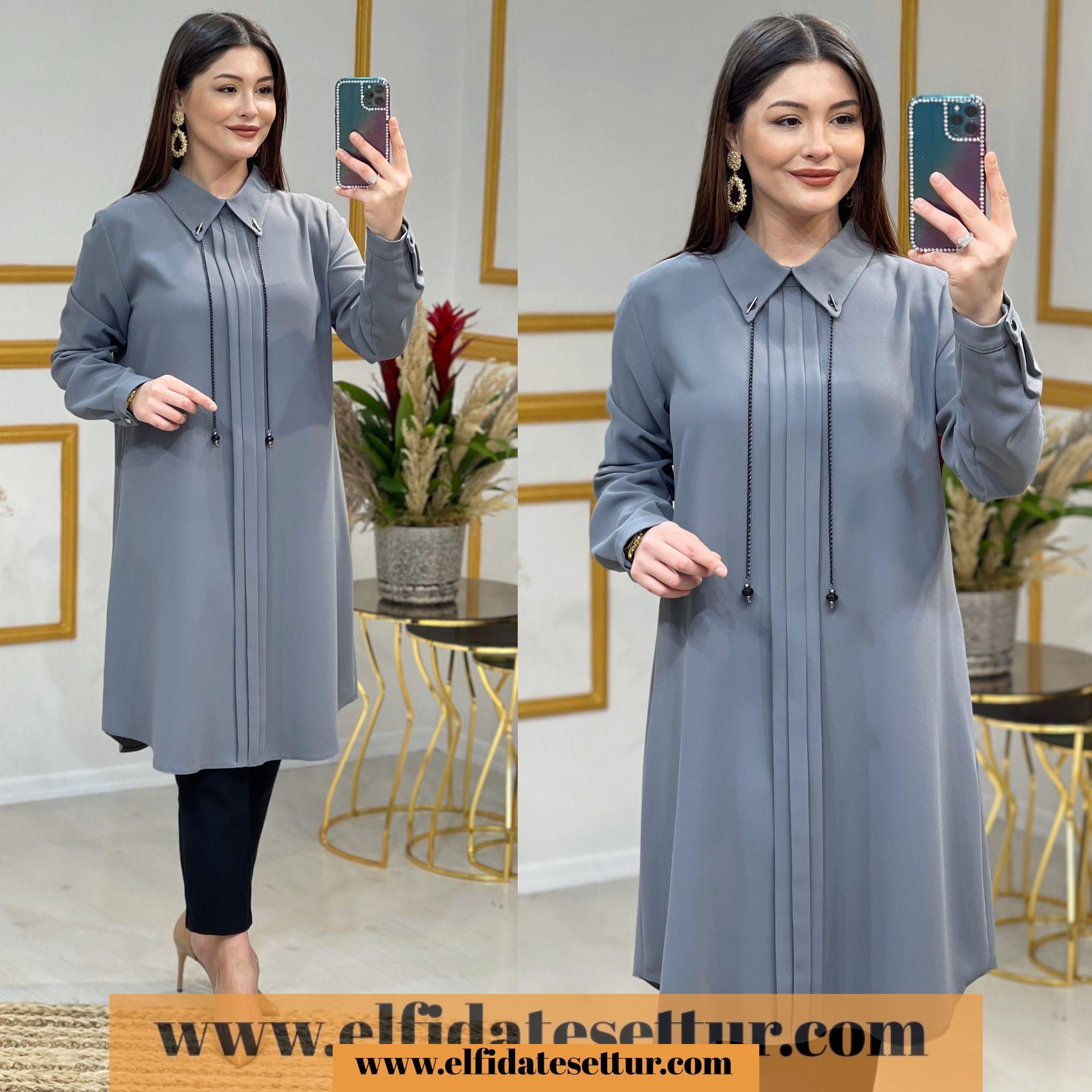 Büyük beden tunik - Görsel 4