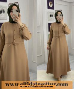 Krinkıl kışlık elbise