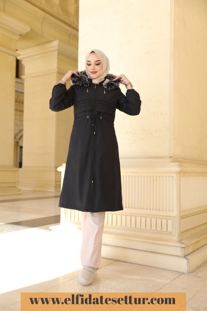 İçi kürklü kaban - Görsel 4