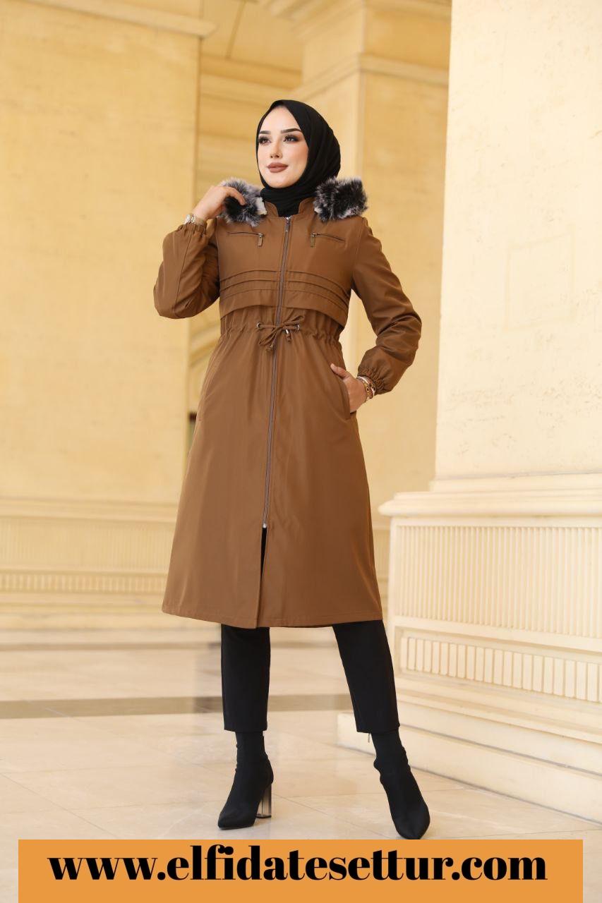 İçi kürklü kaban - Görsel 2