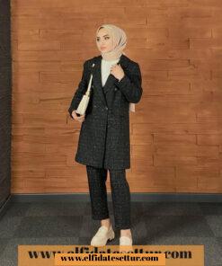 Tüvit ceketli takım