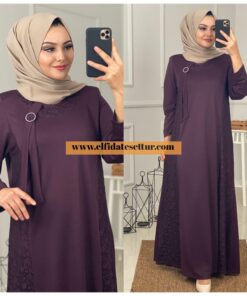 Büyük beden glorya beril elbise