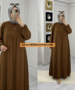 Ayrobin cepli elbise