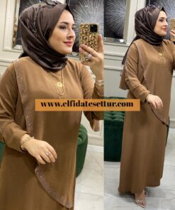 Ayrobin kumaş mihrimah elbise