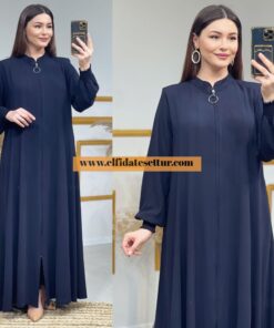 Büyük beden krep kumaş ferace