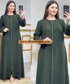 Büyük beden birsen krep ferace