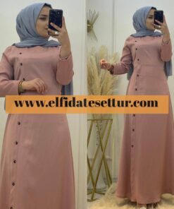 Saten ayrobin elbise