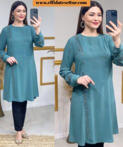 Büyük beden bergüzar tunik