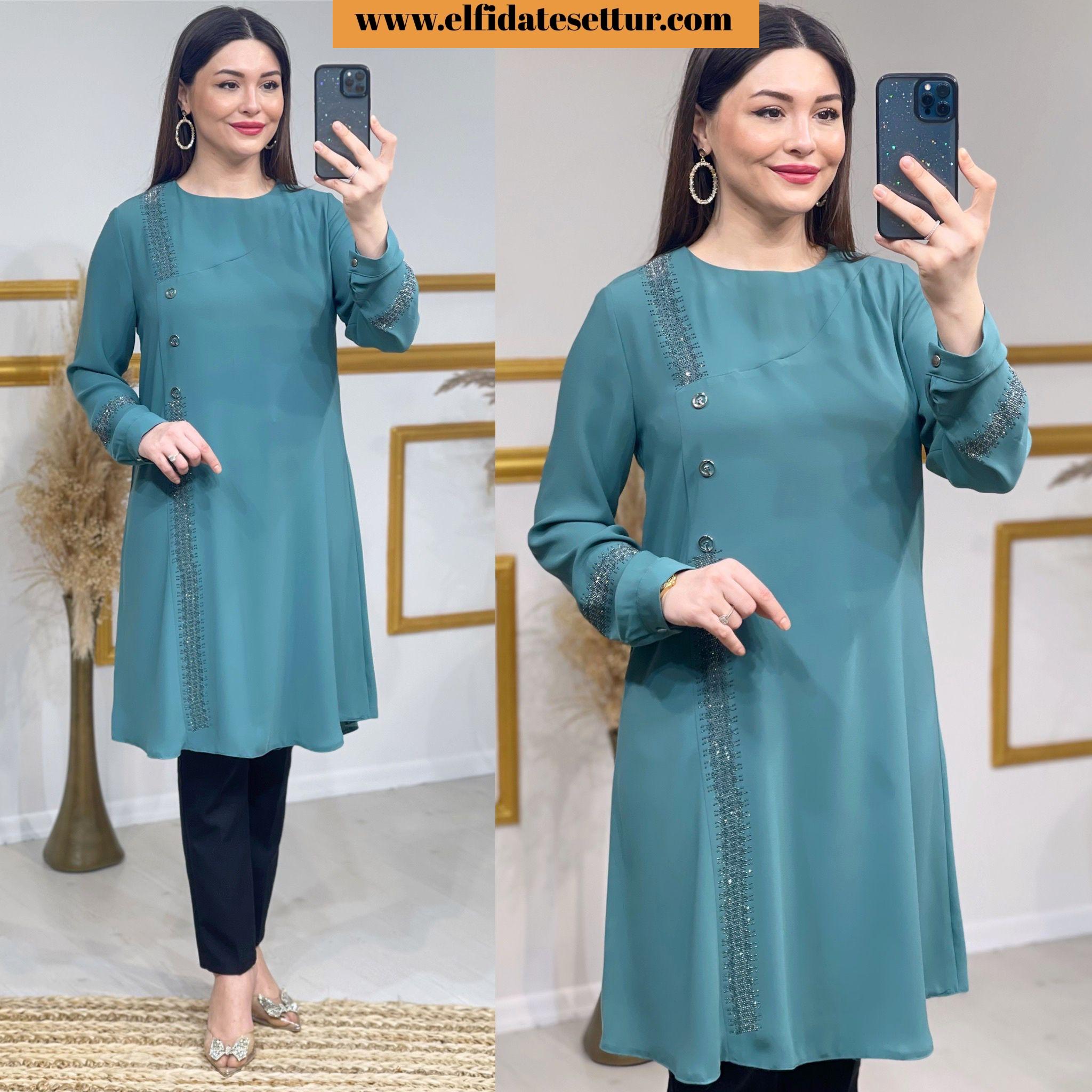 Büyük beden bergüzar tunik