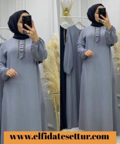 Ayrobin kumaş büyük beden elbise