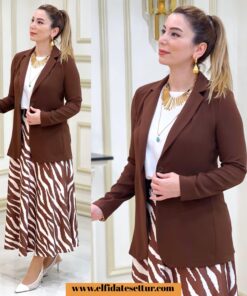 Ceketli etekli takım