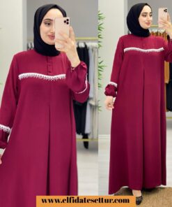 Ayrobin kumaş elbise