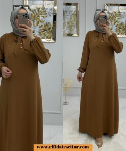 Ayrobin büyük beden nur elbise