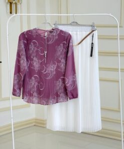 Şifon kumaş etekli nefise takım