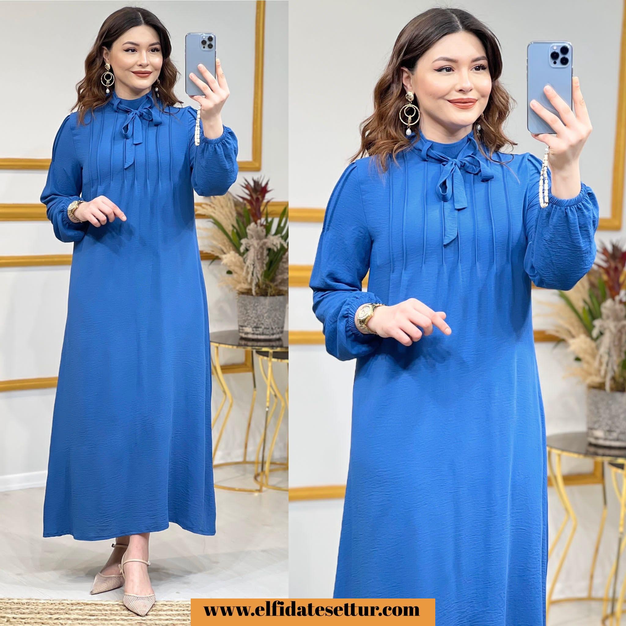 Ayrobin duru elbise - Görsel 5