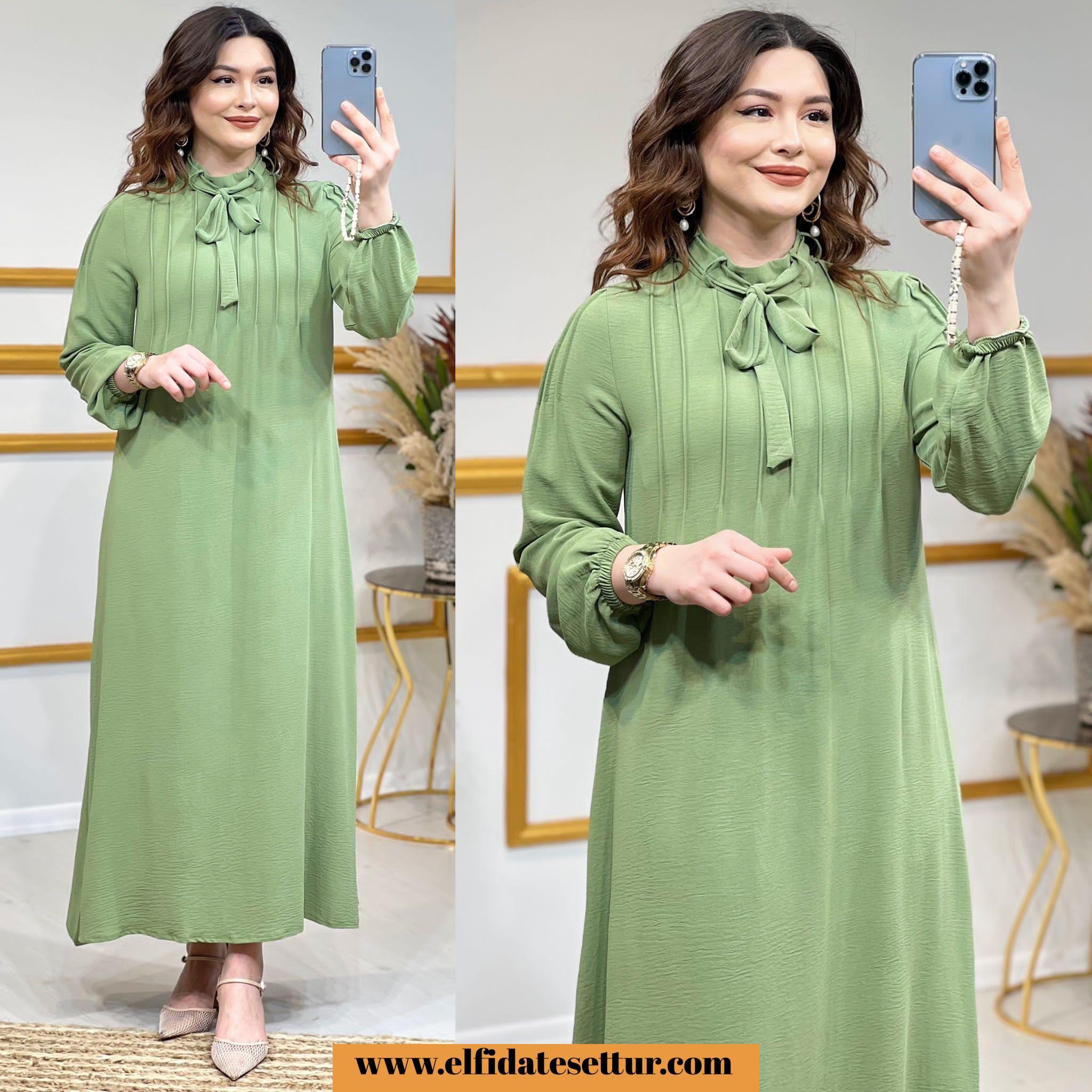 Ayrobin duru elbise - Görsel 4