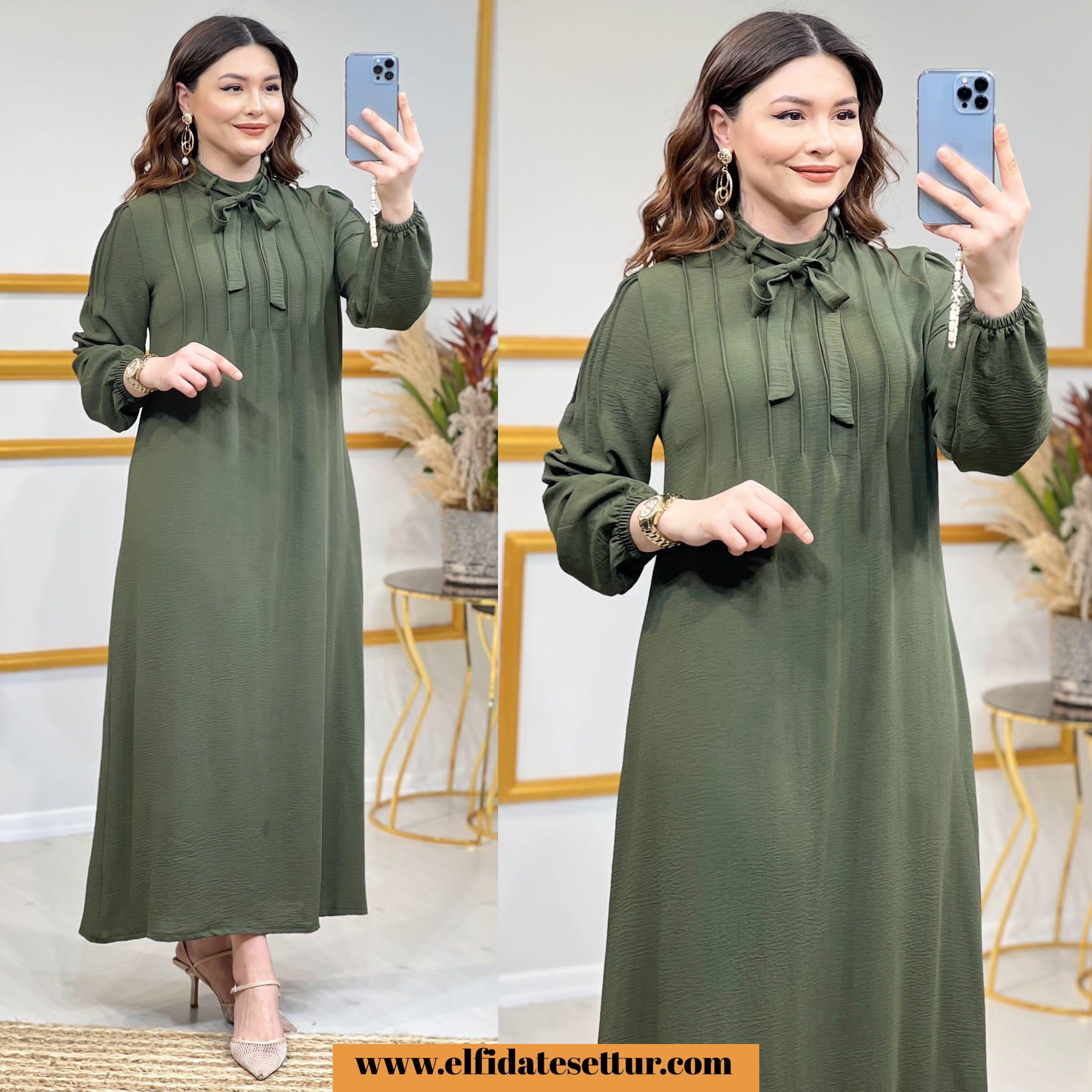 Ayrobin duru elbise - Görsel 6