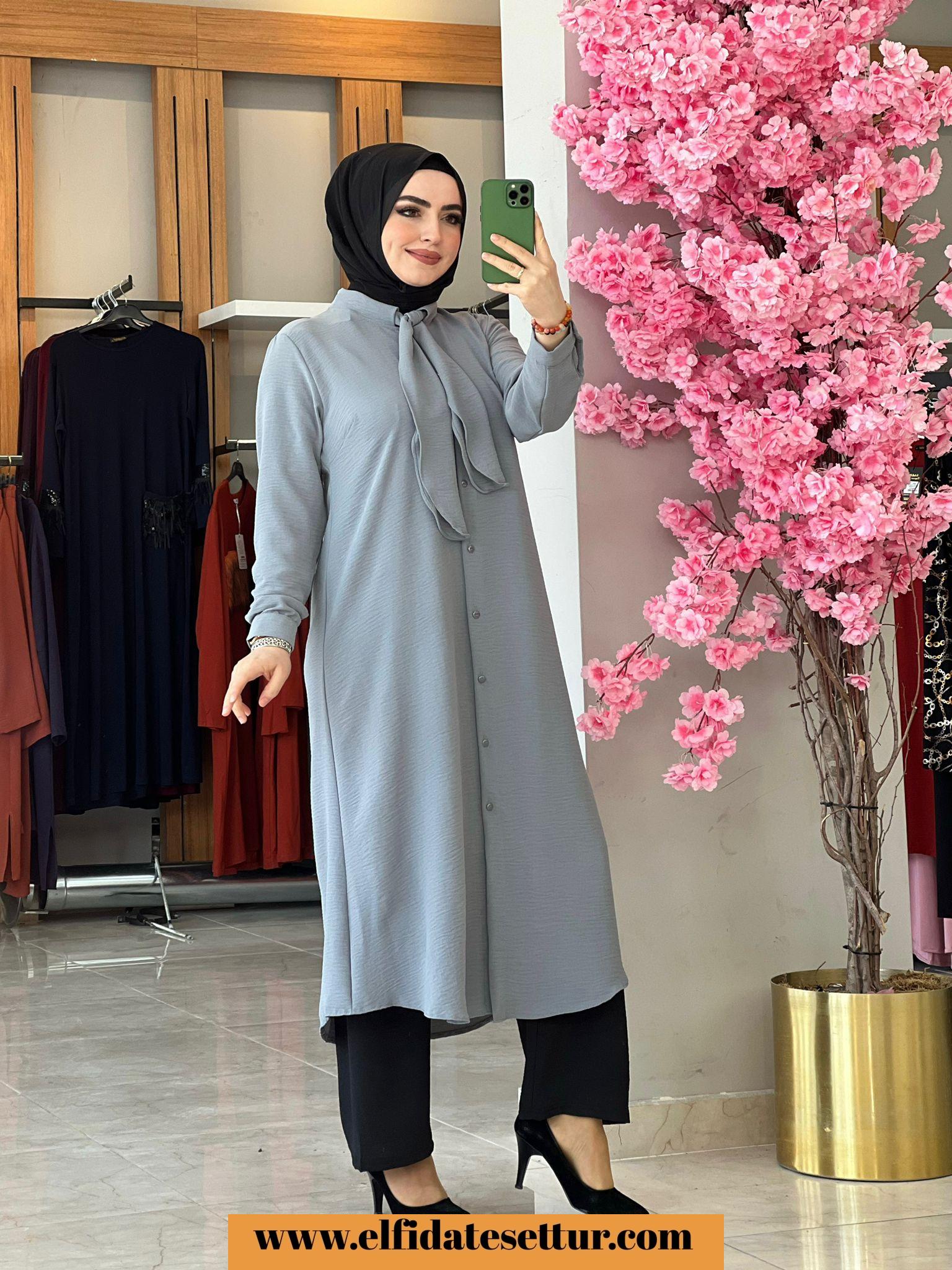 Kravatlı tunik - Görsel 7