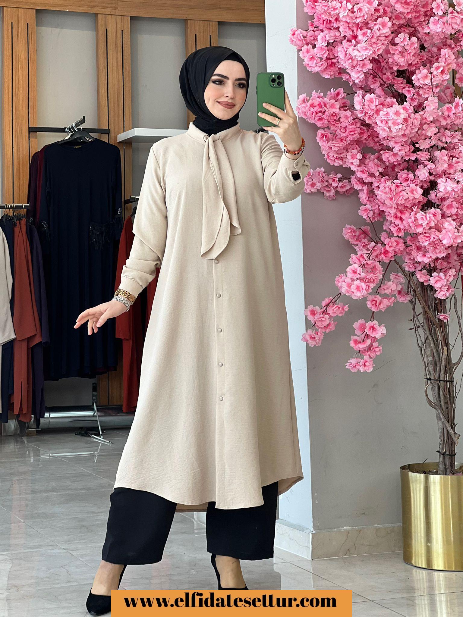 Kravatlı tunik - Görsel 5