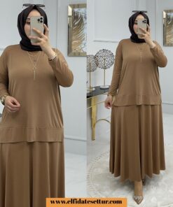 Sandy kumaş handan etekli takım