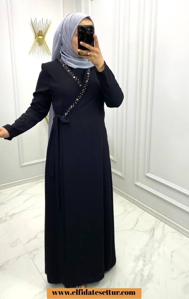 Petek kumaş kapaklı ferace - Görsel 3