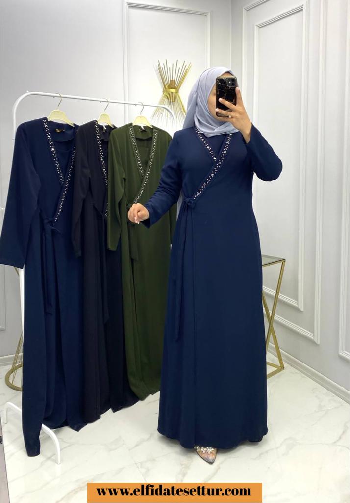 Petek kumaş kapaklı ferace - Görsel 7