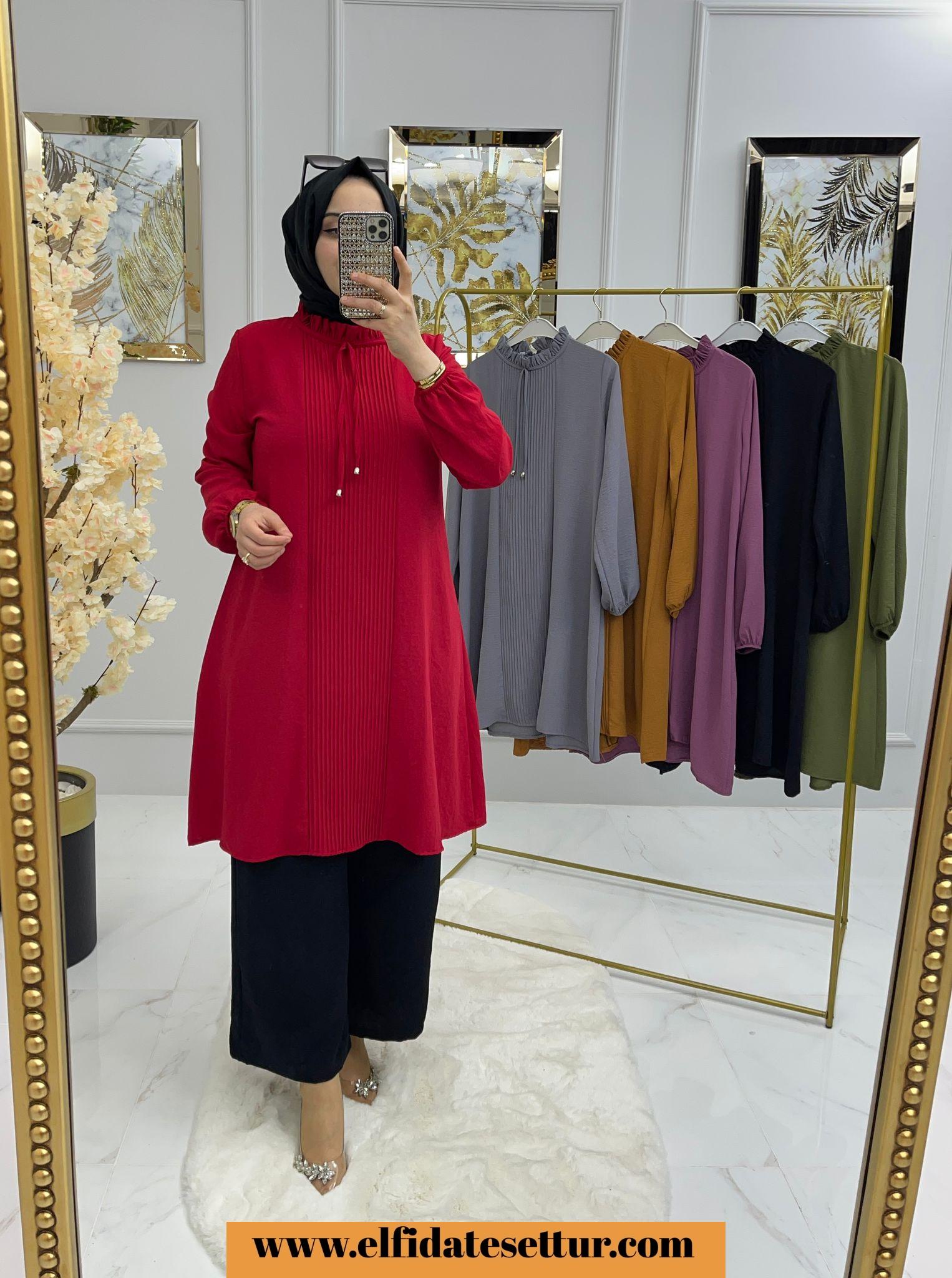 Büyük beden ayrobin derya tunik - Görsel 3