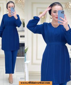 İthal krep pantolonlu oben takım