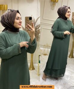 Handan şifon elbise