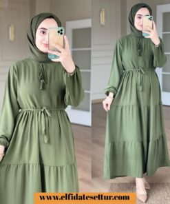 Büyük beden ayrobin melahat elbise