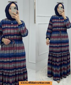 Örme krep kumaş maide elbise