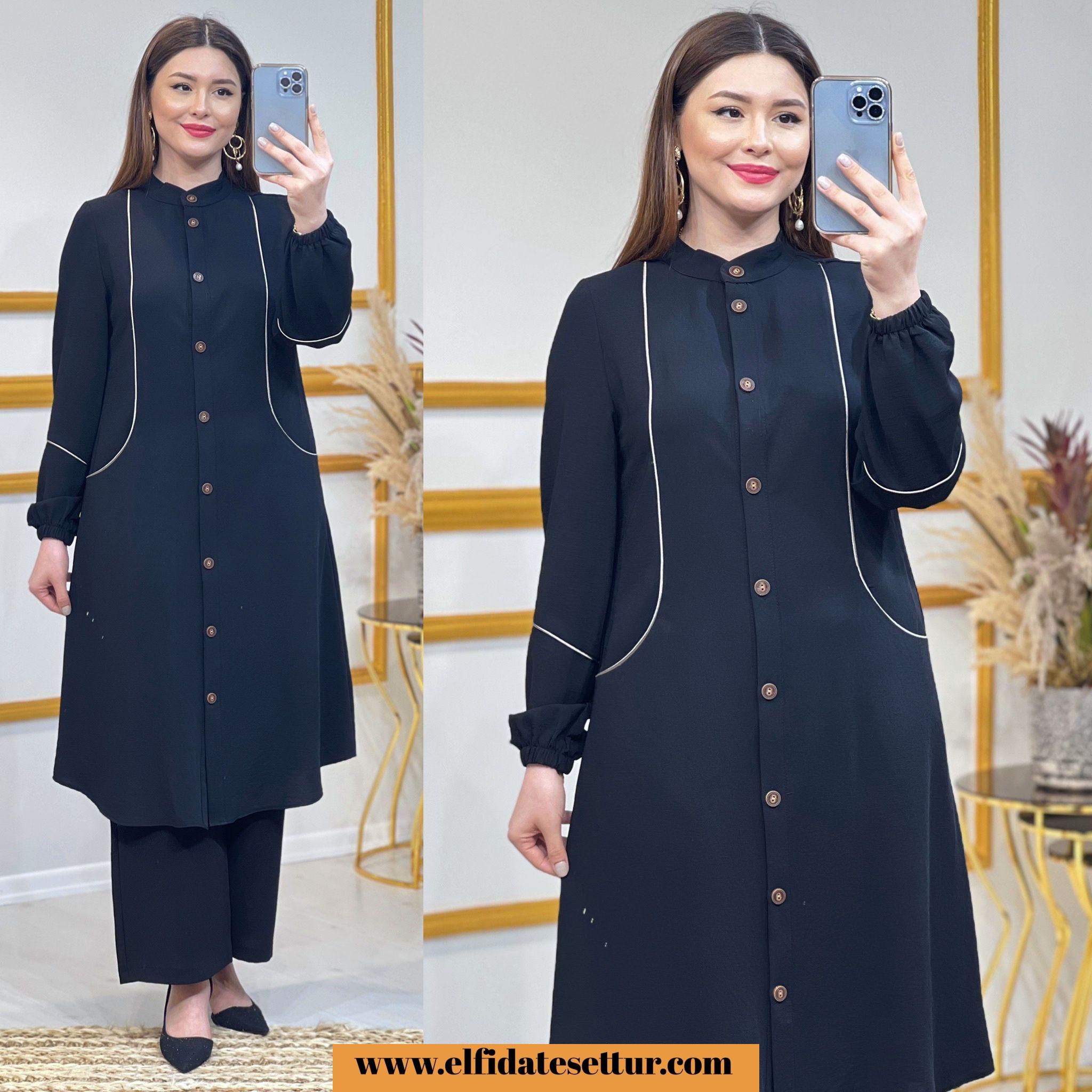 Prenses kumaş nurten tunik - Görsel 6