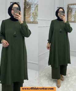 Ayrobin pantolonlu aslı takım