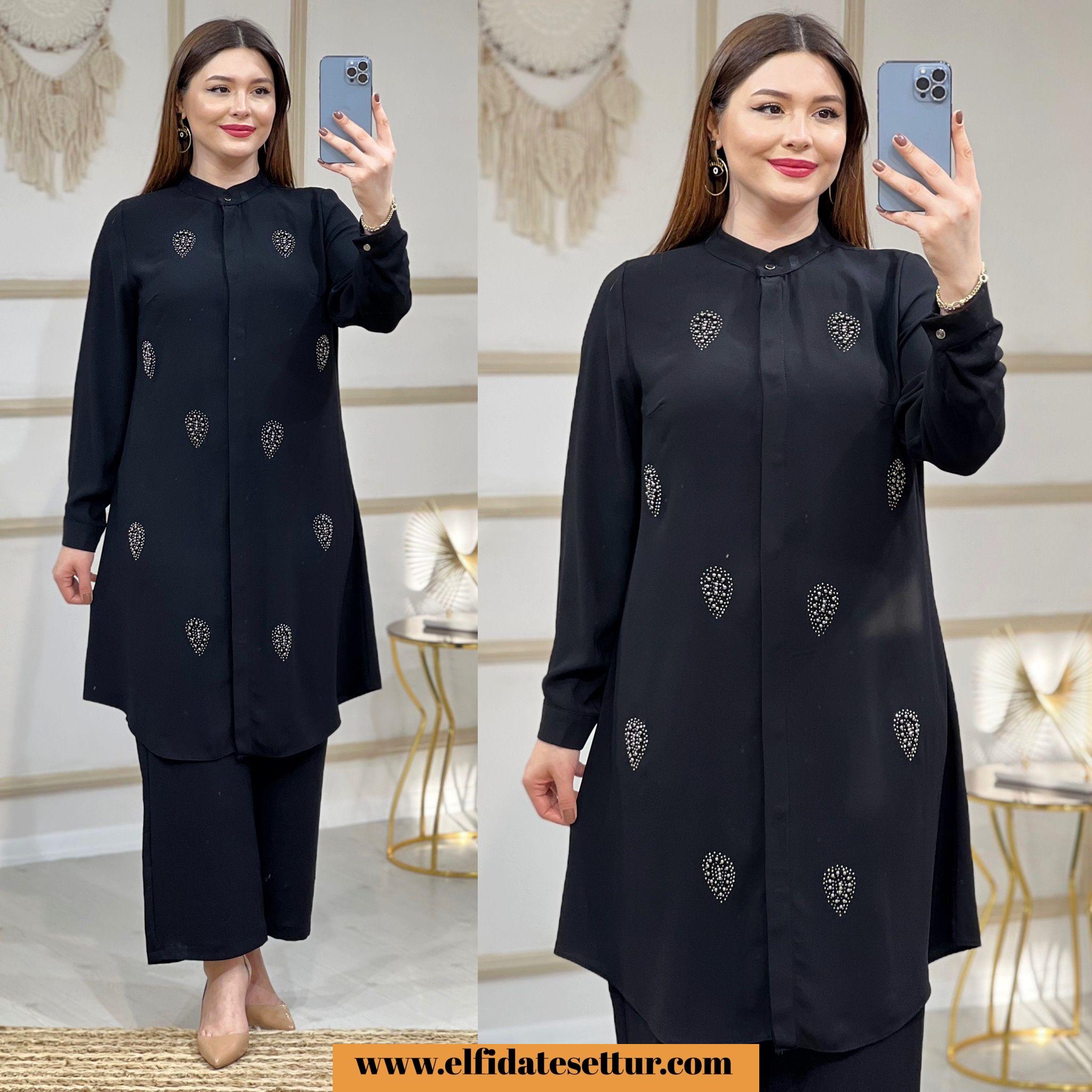 Pırlanta kumaş almila tunik - Görsel 4