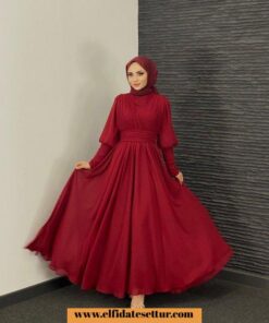 Tuana şifon abiye